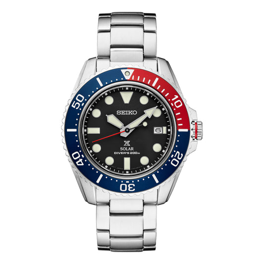 Seiko Prospex Men's Solar Diver's Watch SNE591