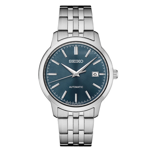 Seiko Essentials SRPH87 Men's Automatic Blue Dial Watch