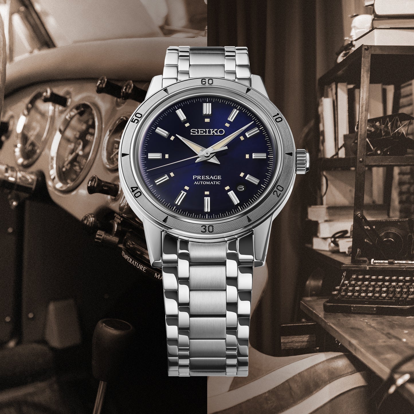 Seiko Men's Presage Style 60s Watch