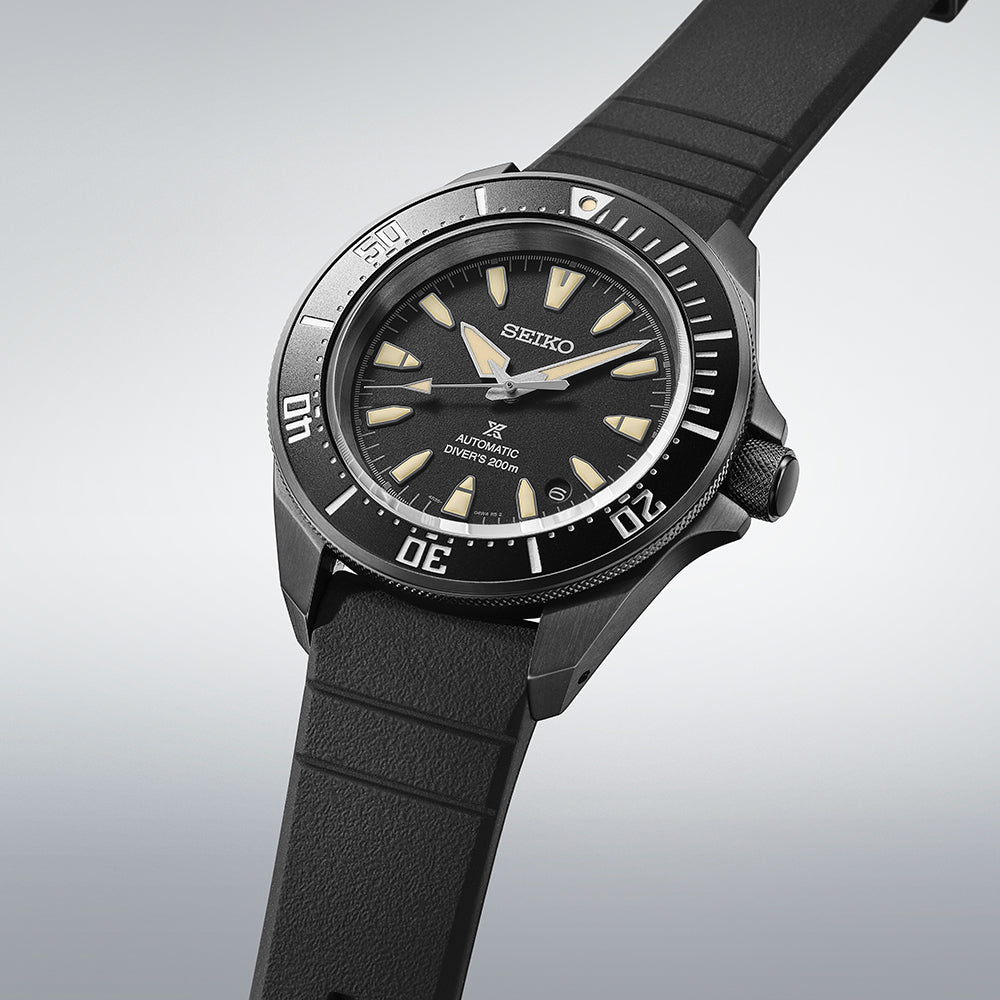 Seiko Prospex SRPL15 Black Samurai Automatic Diver Watch 41.7mm