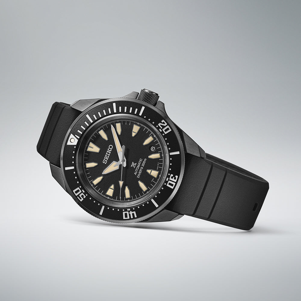 Seiko Prospex SRPL15 Black Samurai Automatic Diver Watch 41.7mm