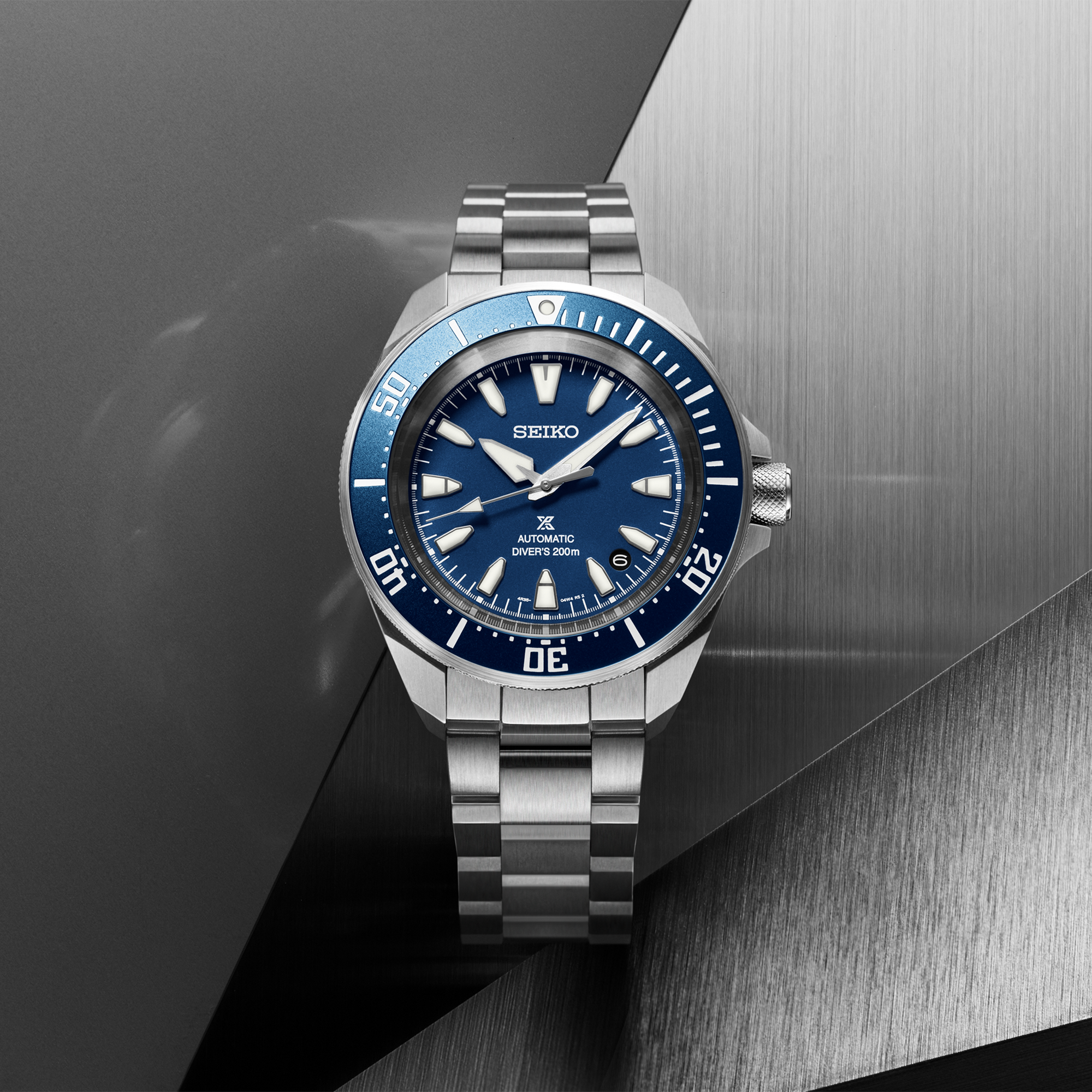 Men's Seiko Prospex Sea Samurai Diver Blue Dial Watch SRPL51