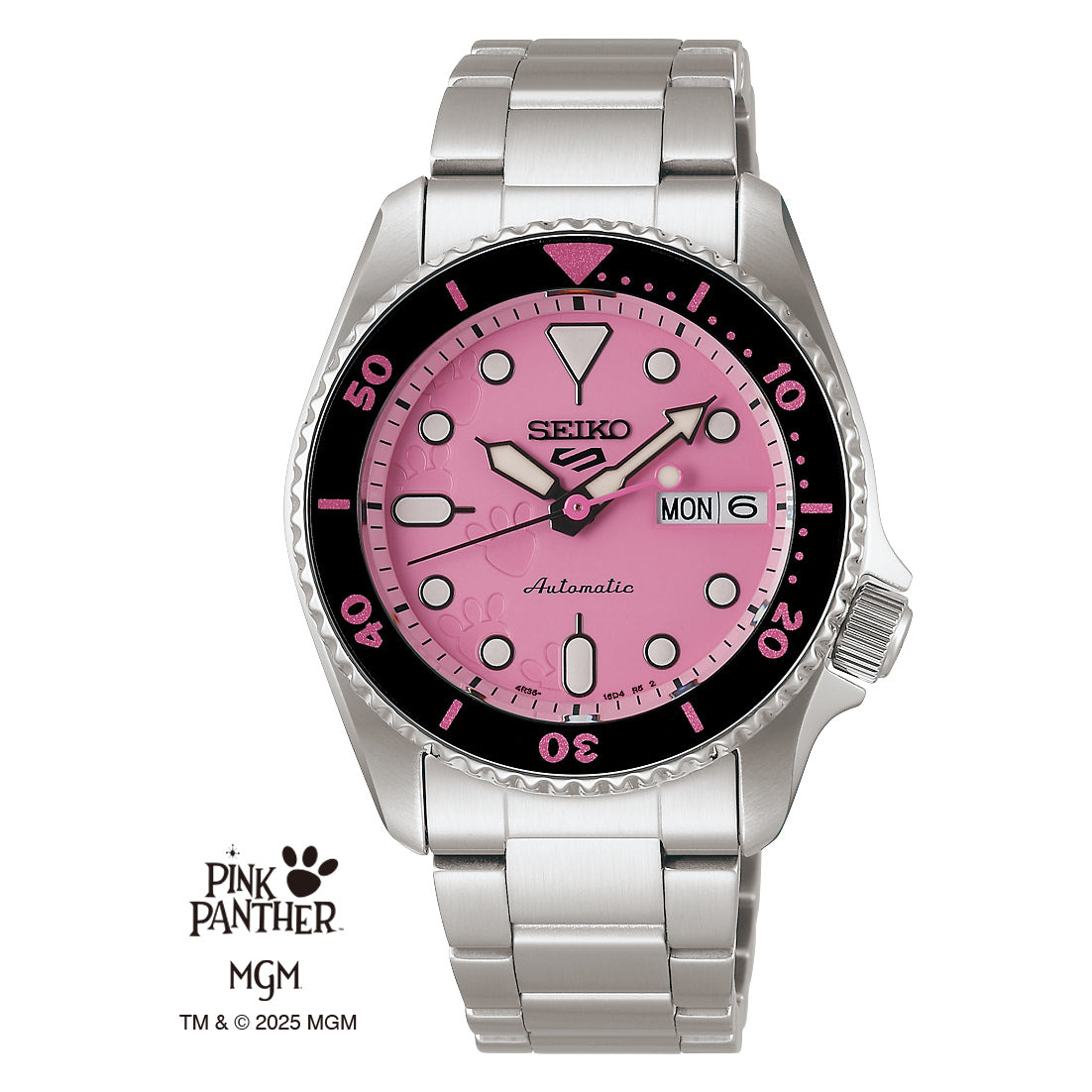 Seiko 5 Sports Pink Panther Limited Edition SRPM07