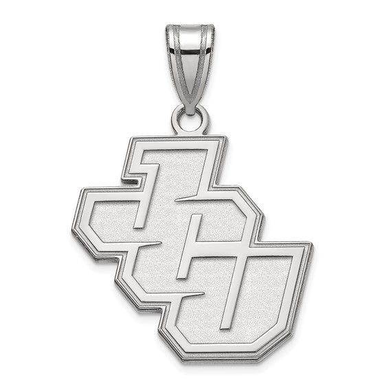 14kt White Gold LogoArt John Carroll University Medium Pendant
