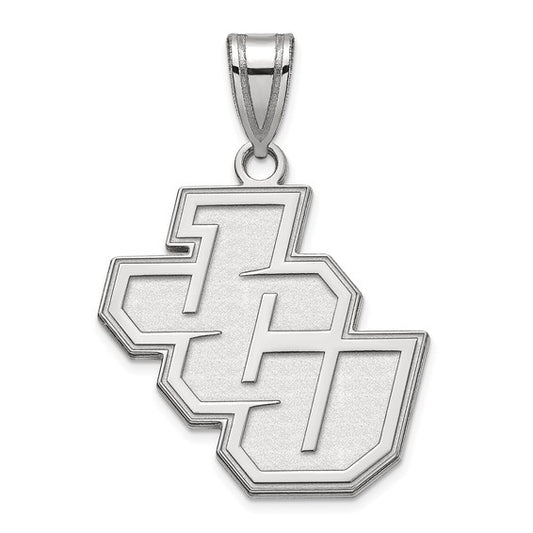 14kt White Gold LogoArt John Carroll University Medium Pendant