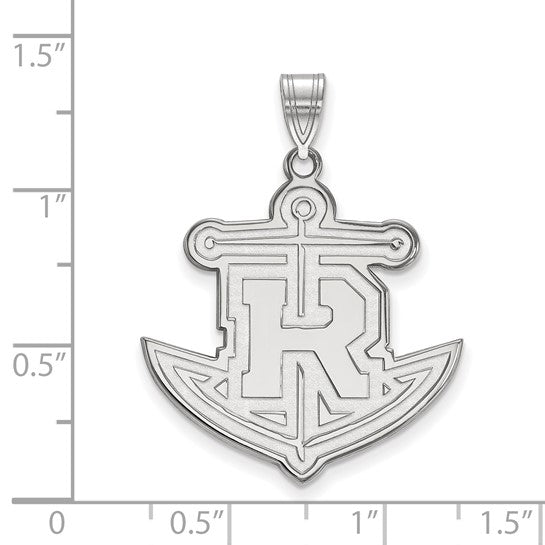 14kt White Gold LogoArt Rollins College Anchor Extra Large Pendant