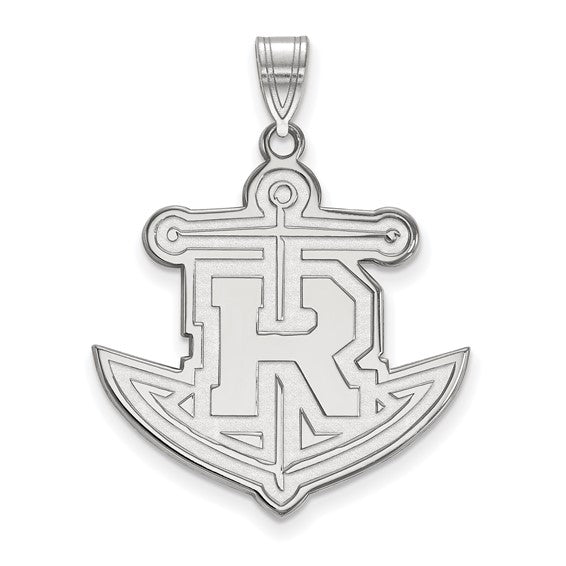 14kt White Gold LogoArt Rollins College Anchor Extra Large Pendant