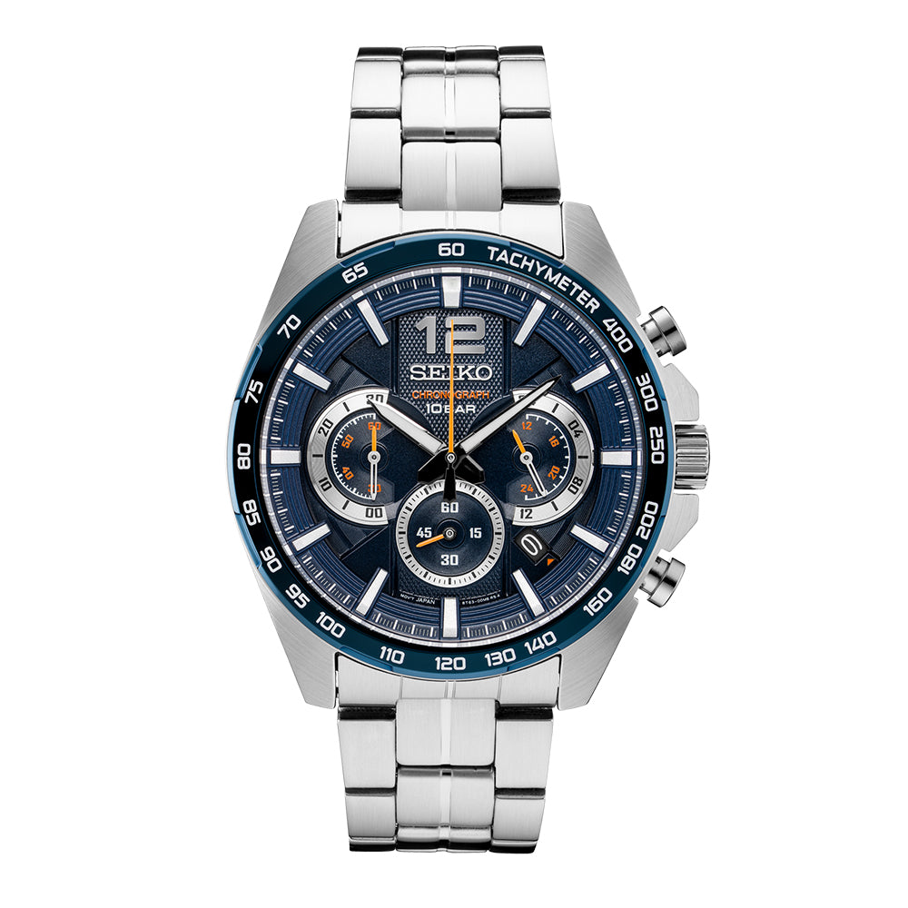 Seiko Men's Stainless Steel Chronograph Watch