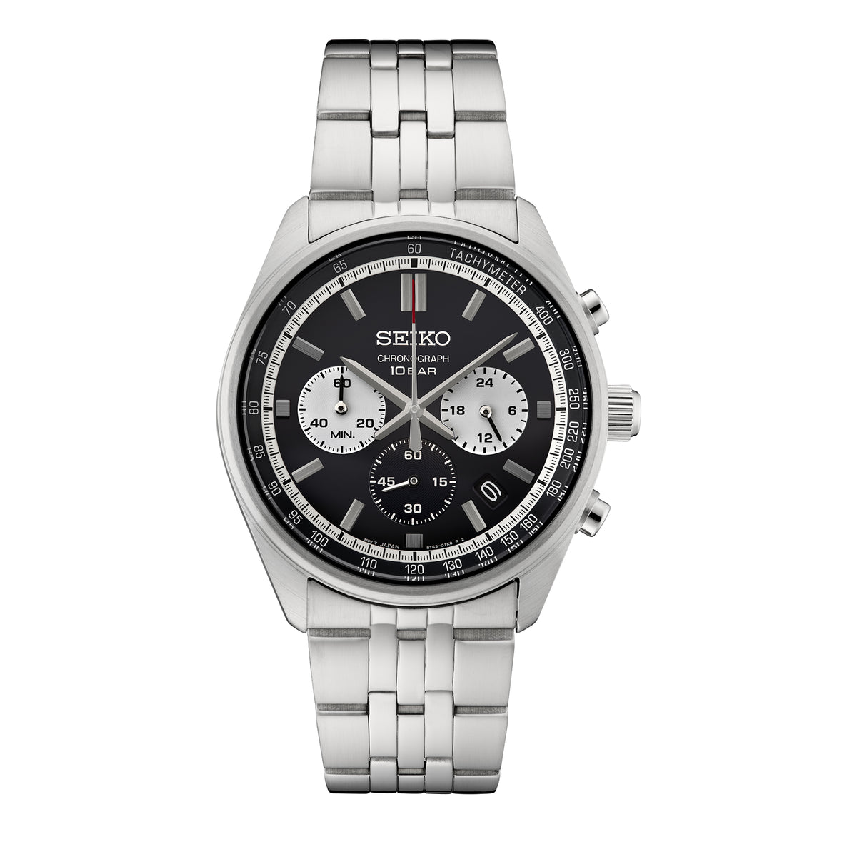 Seiko Men's Quartz Analog Watch with Stainless Steel Strap SSB429