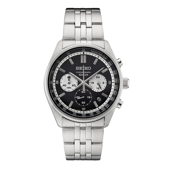 Seiko Men's Quartz Analog Watch with Stainless Steel Strap SSB429
