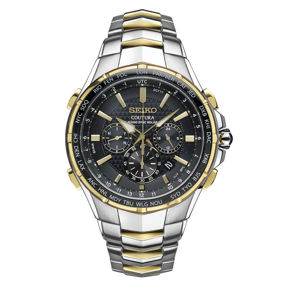 Seiko Men's Coutura Radio Sync Solar Chronograph SSG010