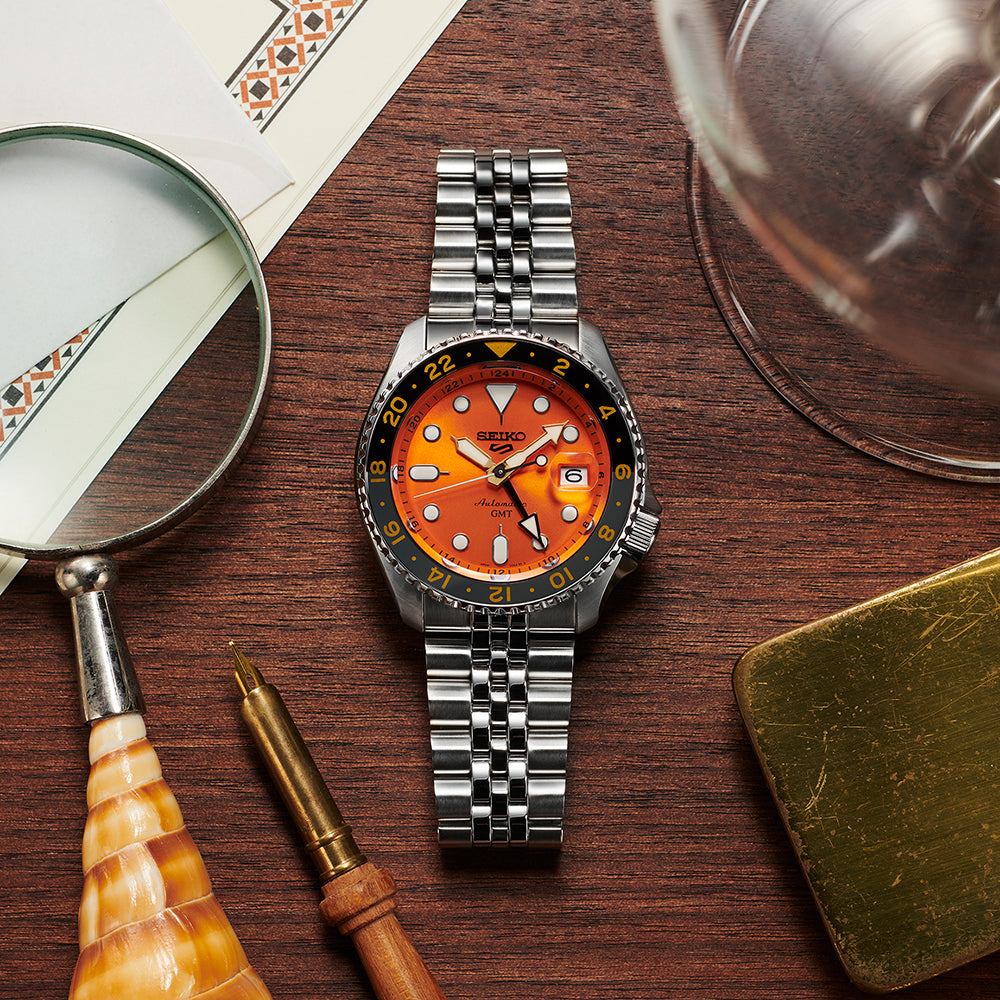 Seiko Men's Automatic Watch GMT SSK005
