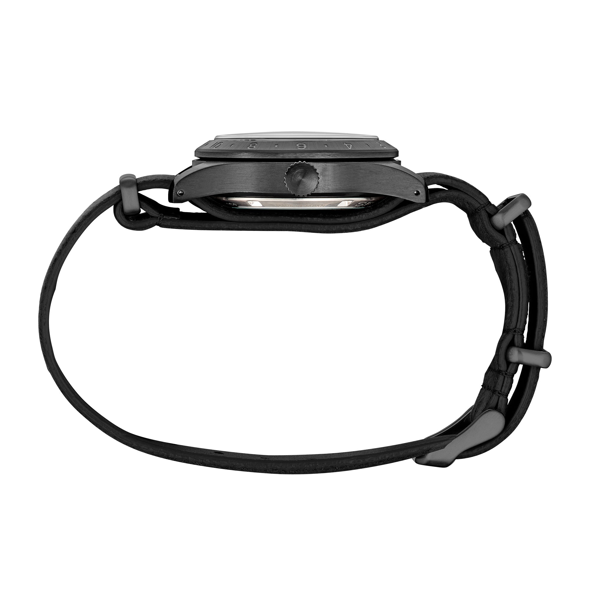 Seiko Men's SSK025 5 Sports Field GMT Watch, Black