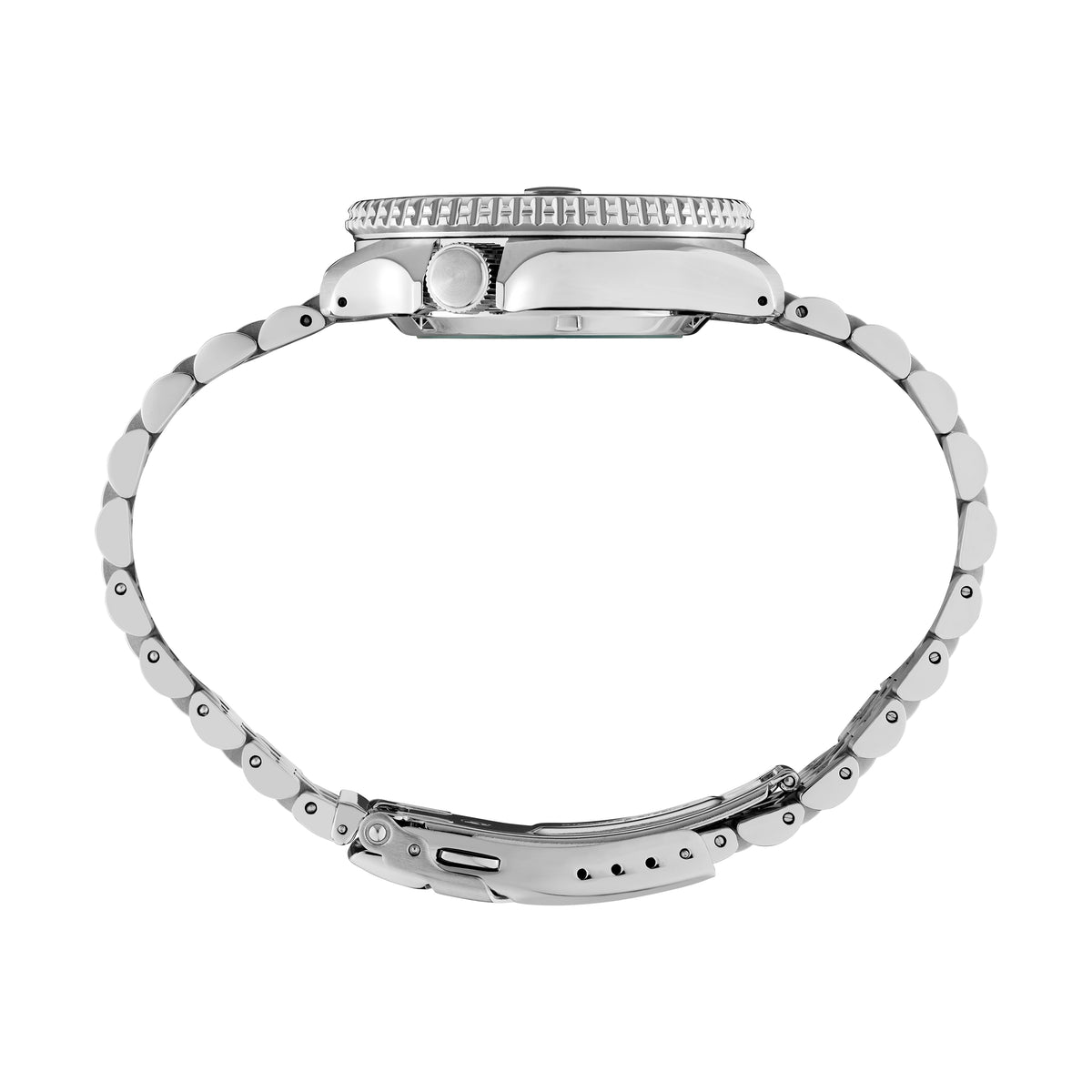 Seiko 5 Men's Sports Automatic GMT Silver Dial Watch SSK033