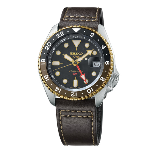 Seiko 5 Sports Black Dial Mens Automatic SSK036