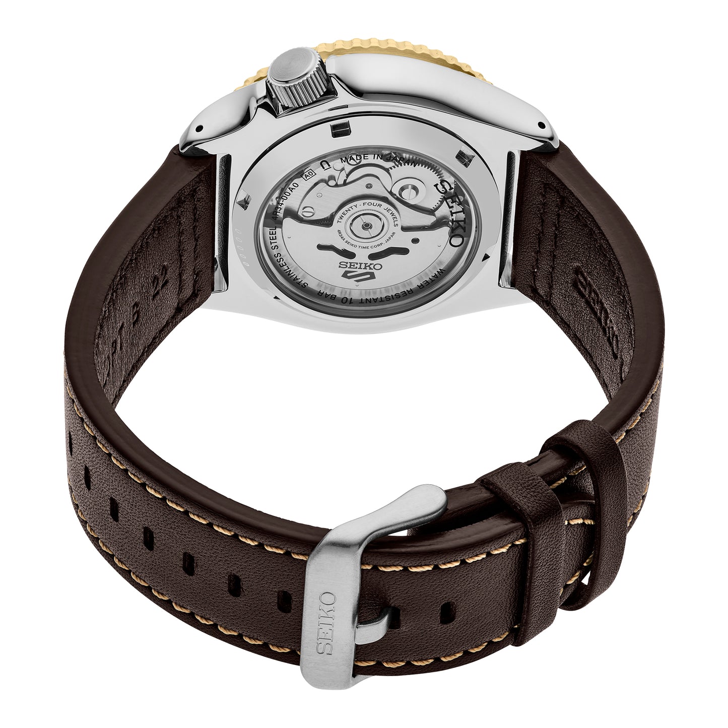 Seiko 5 Sports Black Dial Mens Automatic SSK036