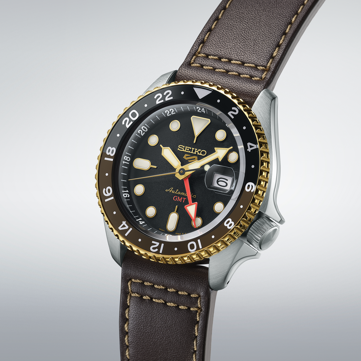 Seiko 5 Sports Black Dial Mens Automatic SSK036