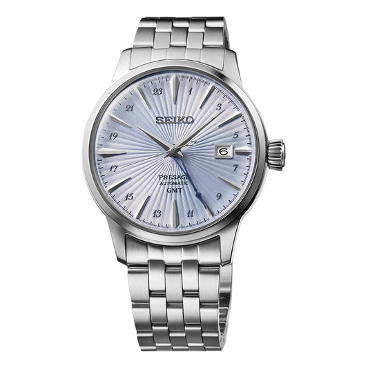 Seiko Presage Men's Automatic GMT Watch