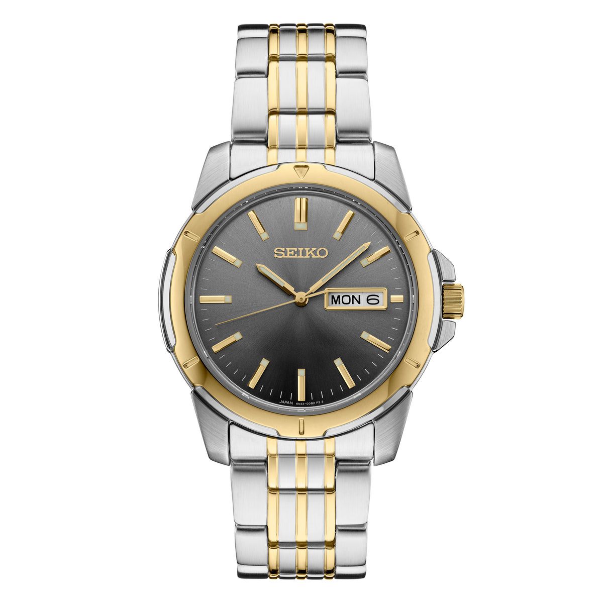 Seiko Essentials Quartz Grey Dial Men's Watch SUR356