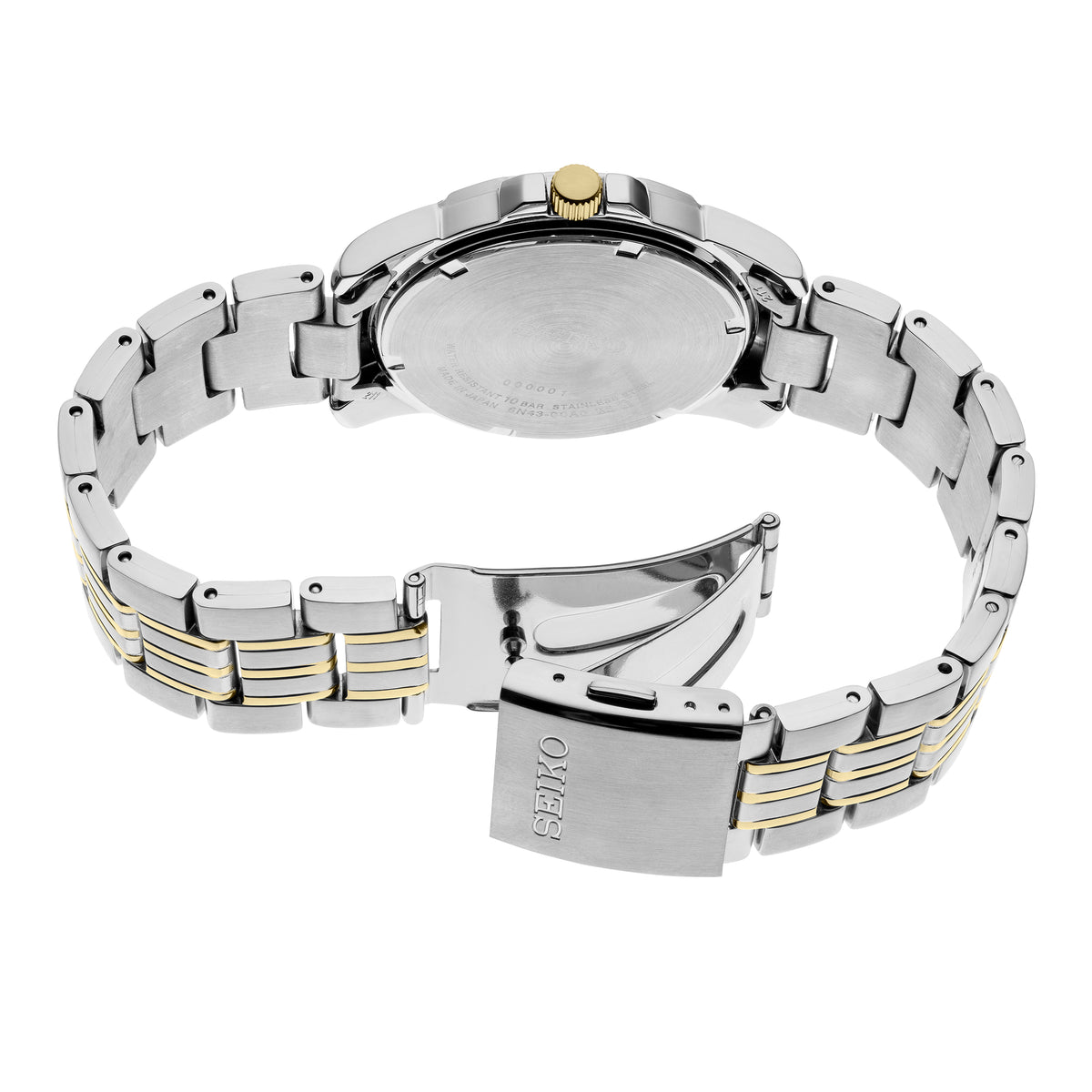 Seiko Essentials Quartz Grey Dial Men's Watch SUR356