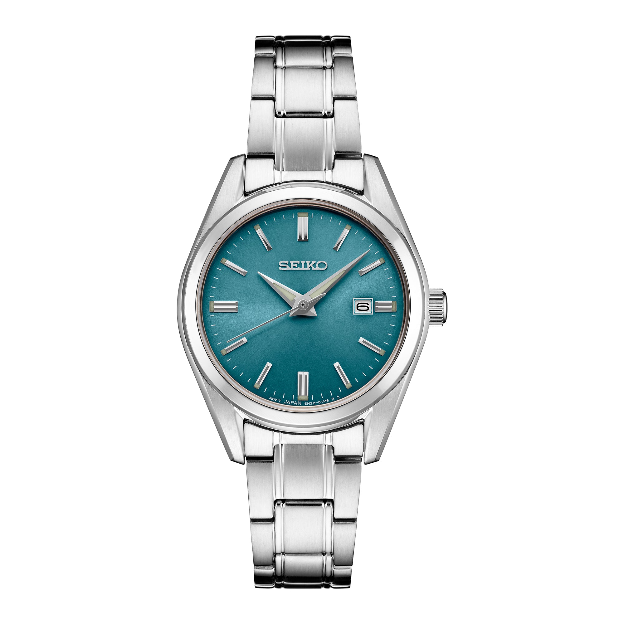 Seiko Ladies' essentials SS Quartz Blue Dial Watch