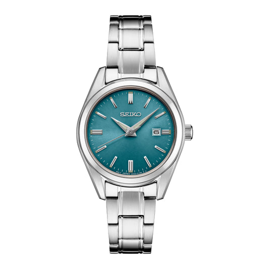 Seiko Ladies' essentials SS Quartz Blue Dial Watch