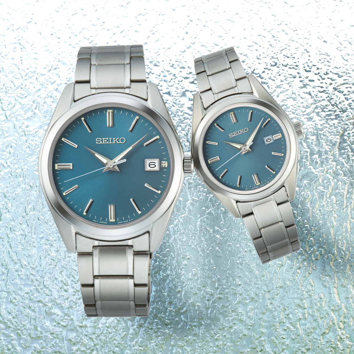 Seiko Ladies' essentials SS Quartz Blue Dial Watch