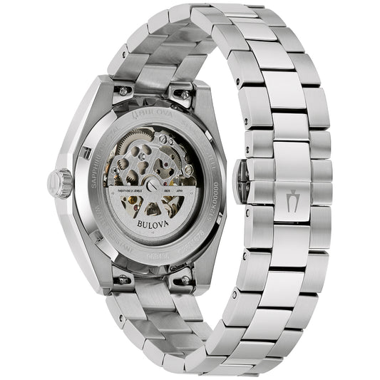 Men’s Bulova Dress Classic Surveyor Automatic Watch with Blue Dial