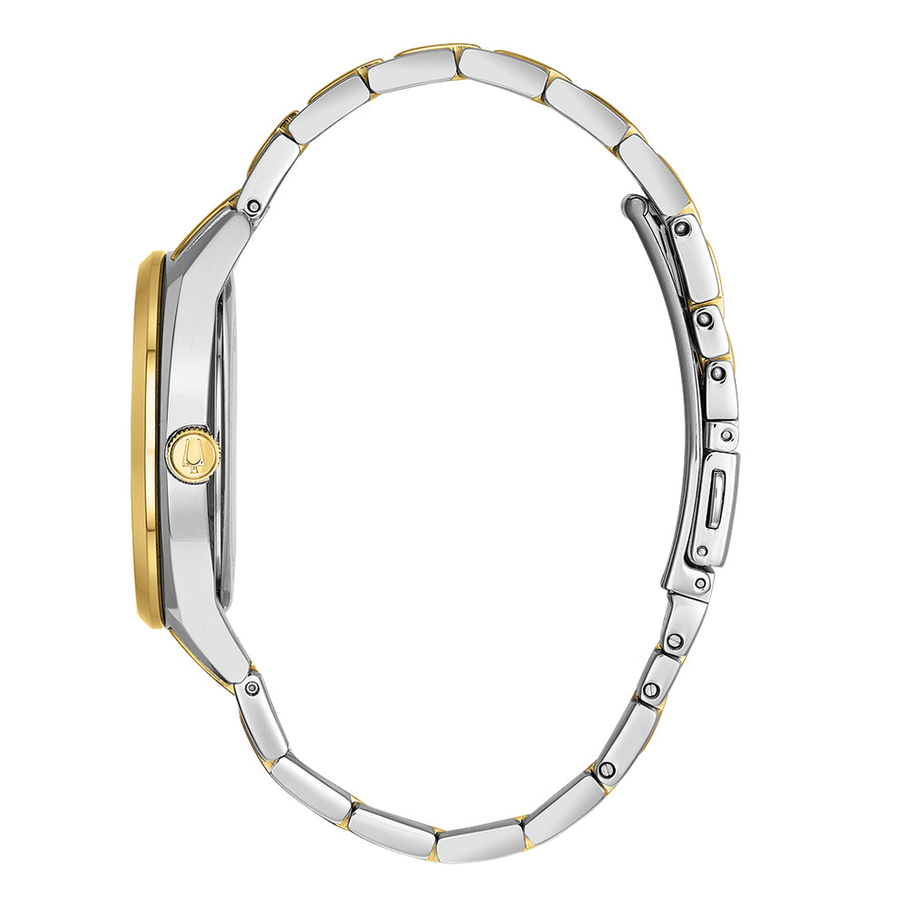 Bulova Men's Classic Two Tone Stainless Steel Watch