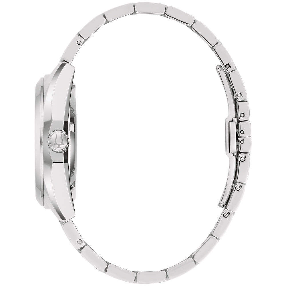 Men’s Bulova Dress Classic Surveyor Automatic Watch with Blue Dial (Model: 96B436)