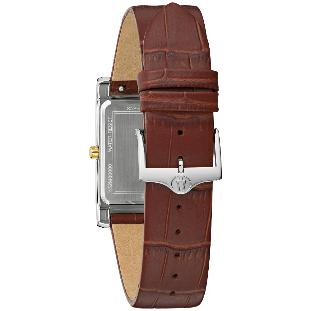Bulova watch leather band