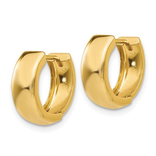 14kt Hinged Hoop Earrings