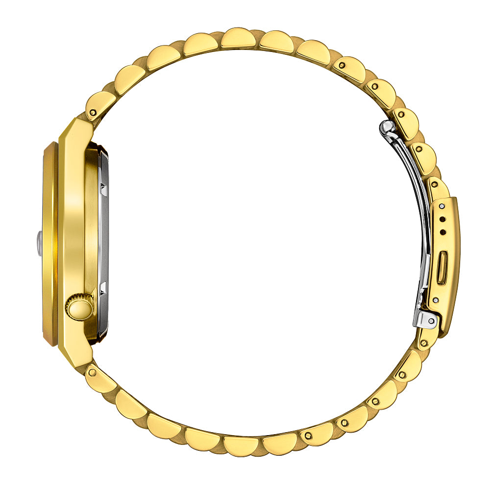 Citizen Tsuyosa Automatic Green Dial Yellow Gold-Tone Watch 40mm