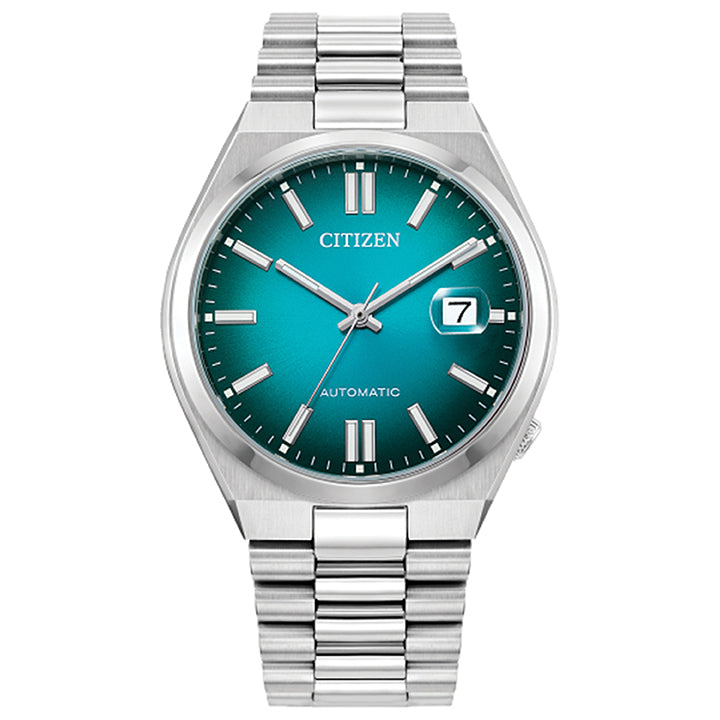 Citizen Tsuyosa Automatic Teal Dial Stainless Steel Watch 40mm