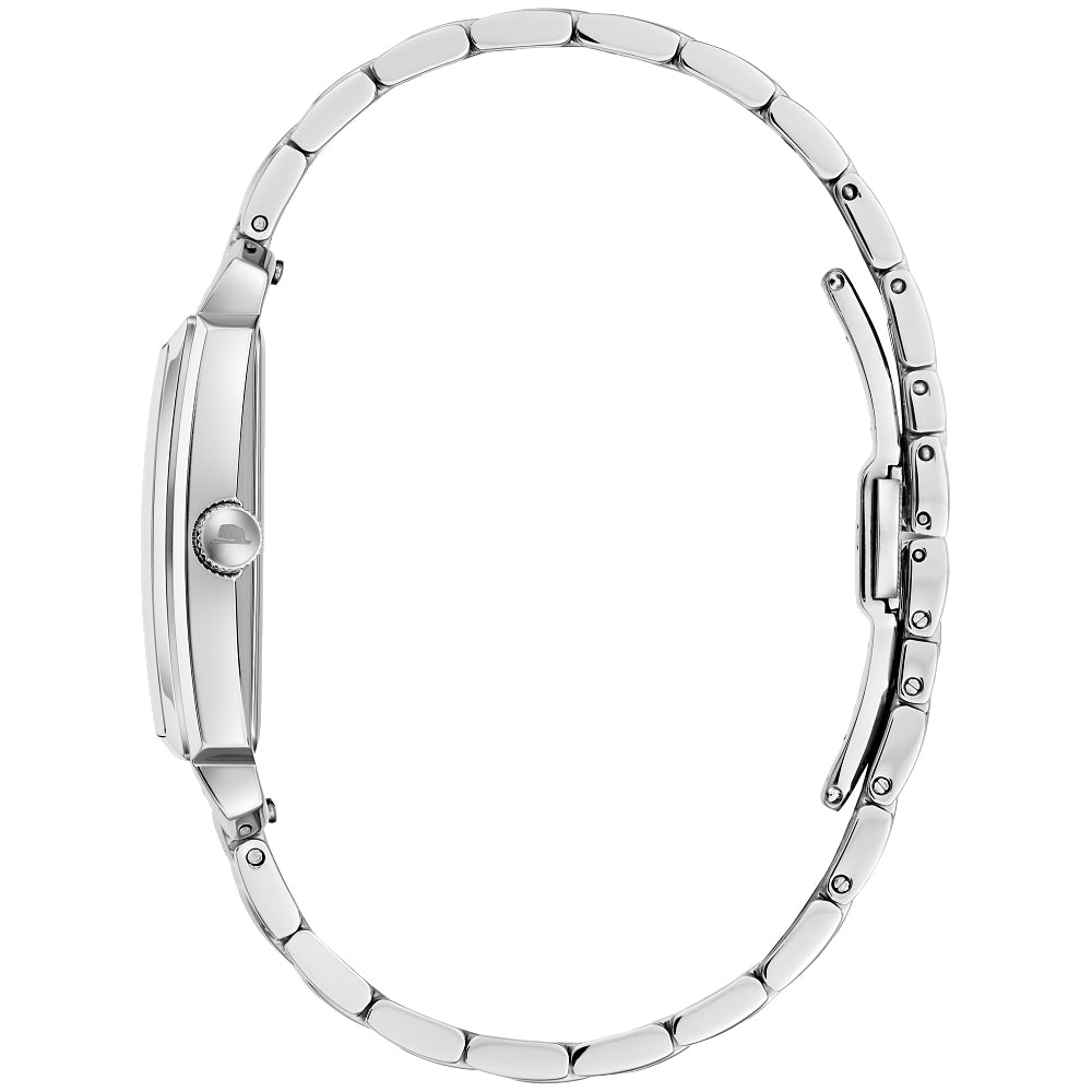 Bulova Frank Sinatra 'The Very Thought of You' Collection Rectangular Black Dial Watch Gift Set