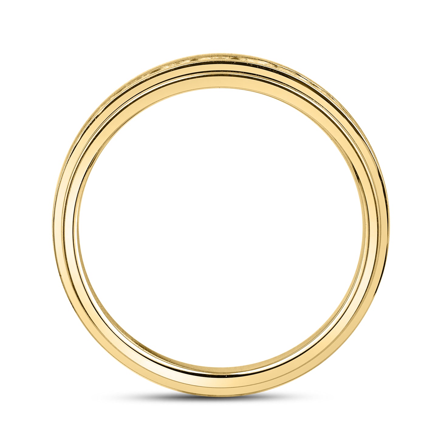 10KT YELLOW GOLD 1.62 CTW MEN’S DIAMOND BAND