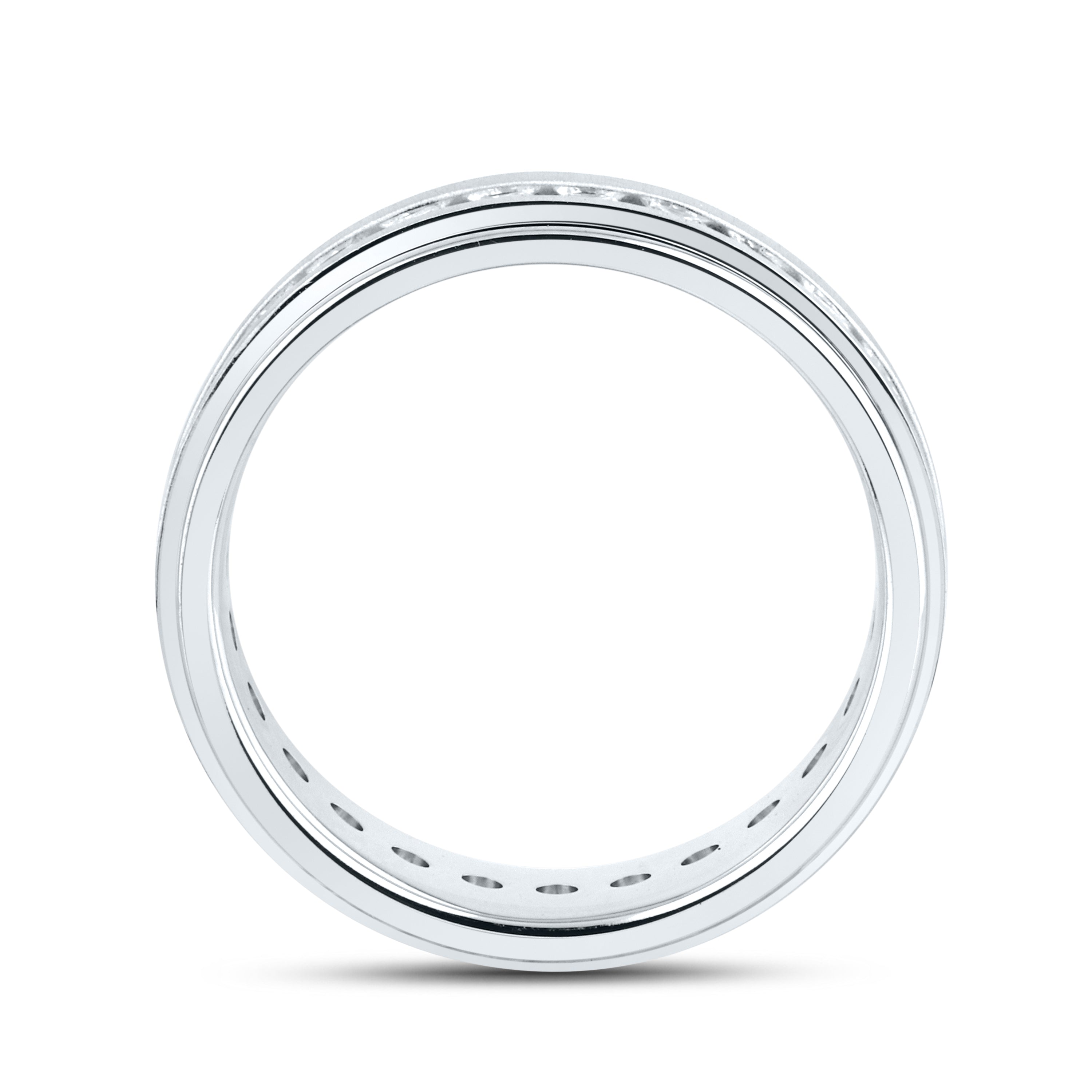 10kt White Gold 1.80 CTW Men’s Eternity  Diamond Band