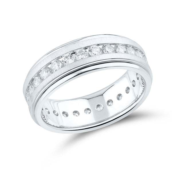 1.80 ctw men's eternity band