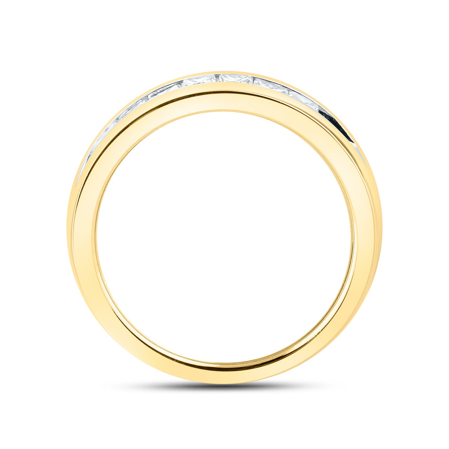 14KT YELLOW GOLD 0.51 CTW DIAMOND MEN’S BAND