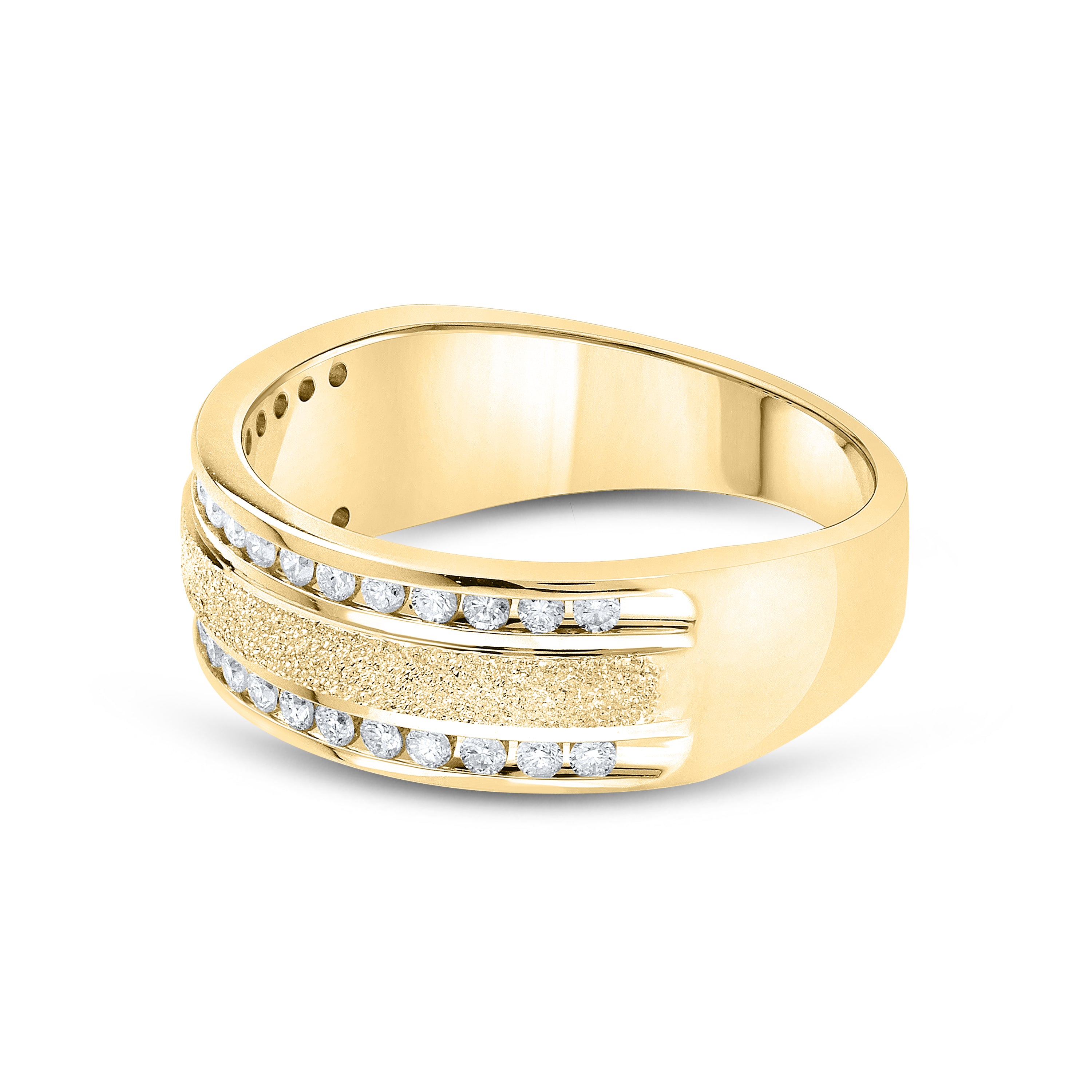 14kt YELLOW GOLD 0.46 CTW Men’s Diamond Ring
