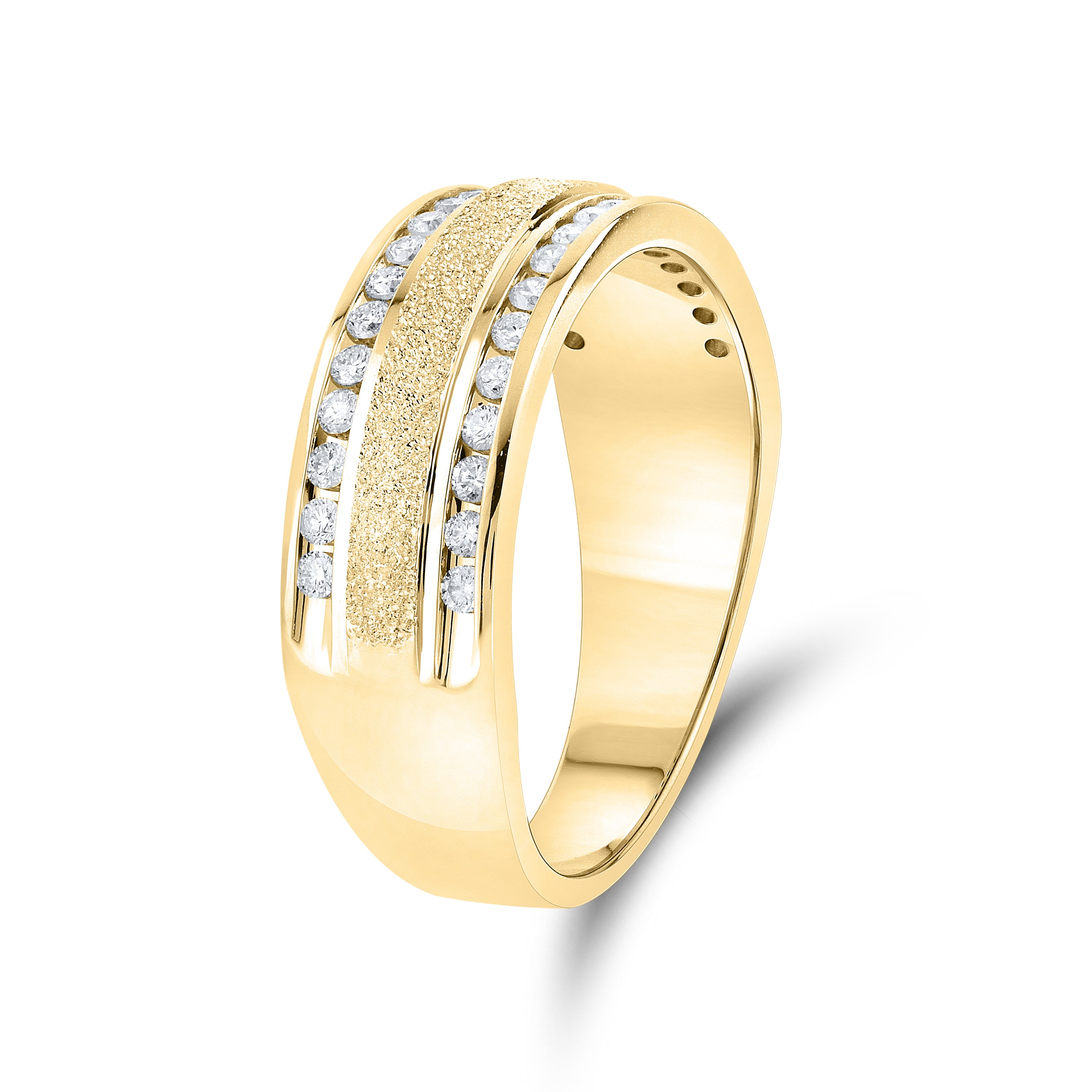 14kt YELLOW GOLD 0.46 CTW Men’s Diamond Ring