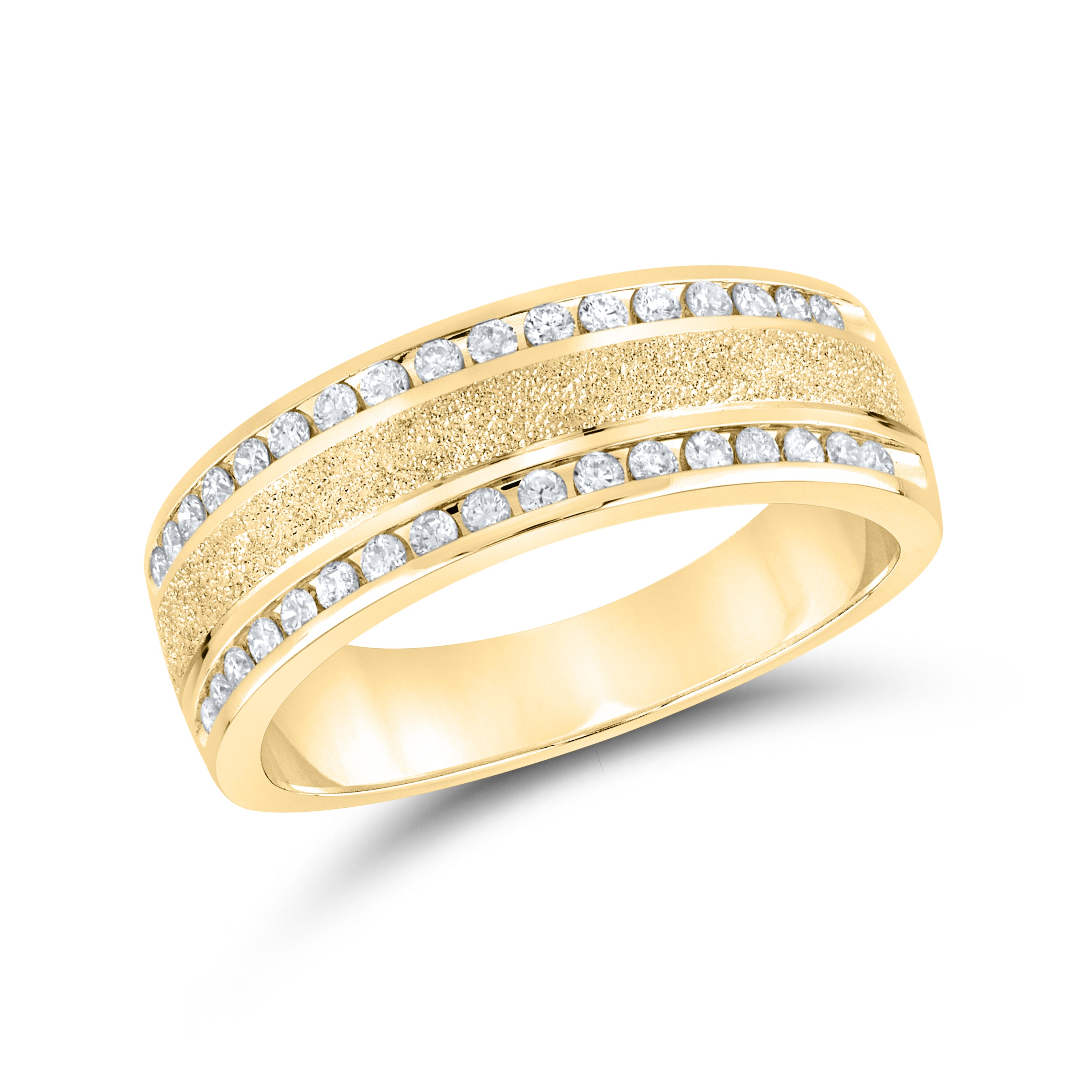 14kt YELLOW GOLD 0.46 CTW Men’s Diamond Ring