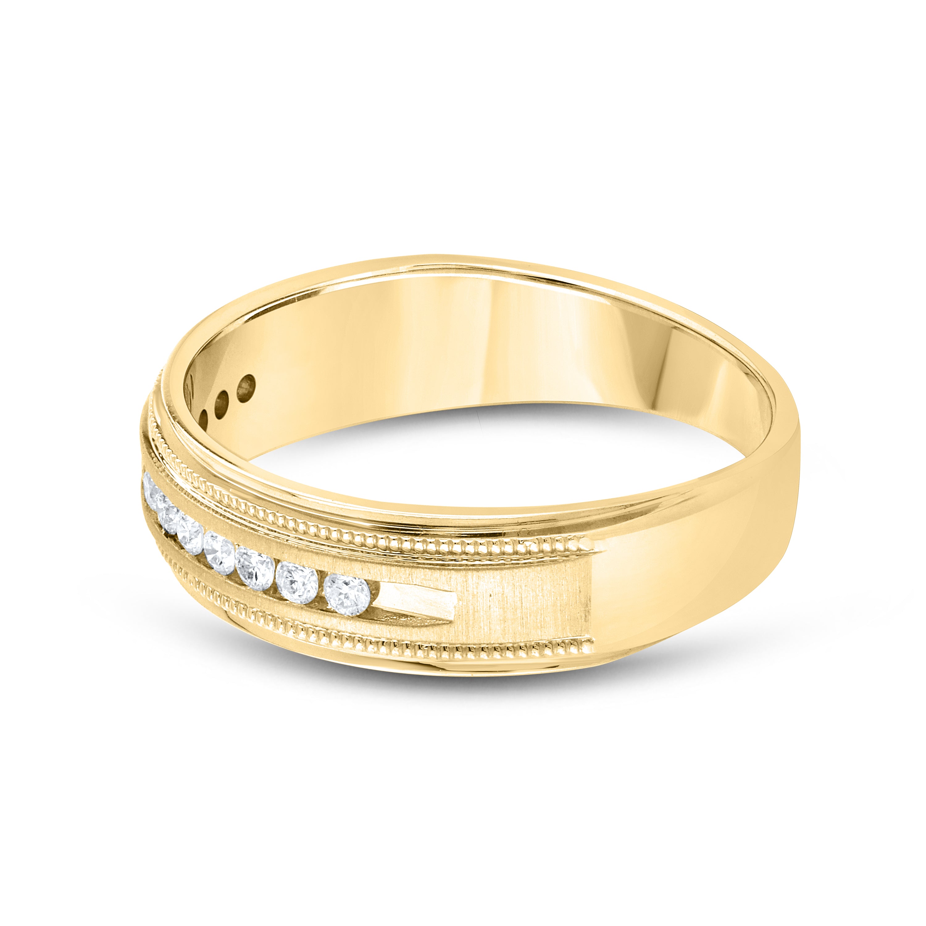 14kt Yellow Gold  0.25 CTW Diamond Men’s Band