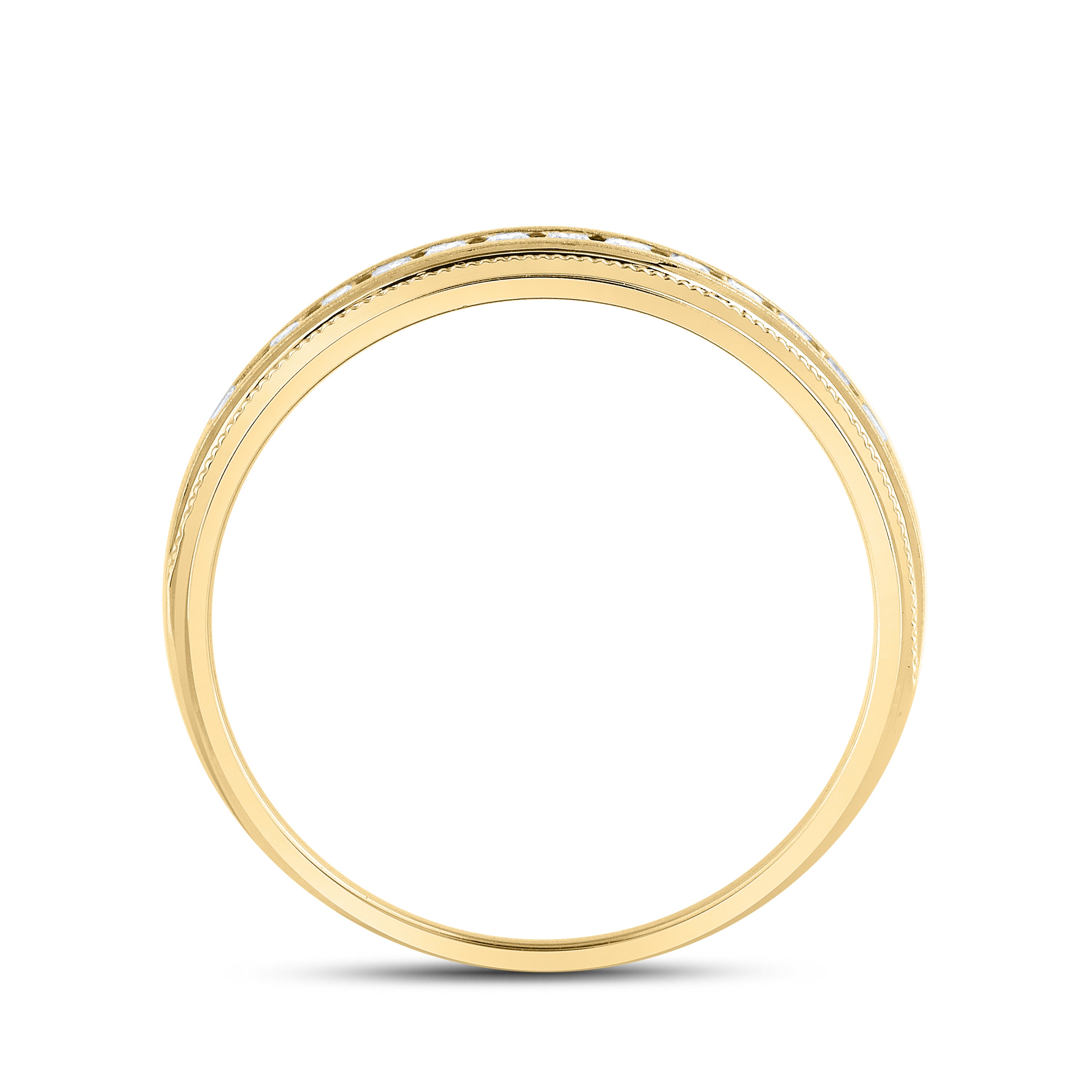 14kt Yellow Gold  0.25 CTW Diamond Men’s Band