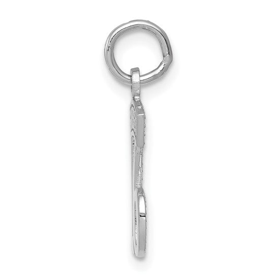 14kt White Gold SWEET 16 Charm