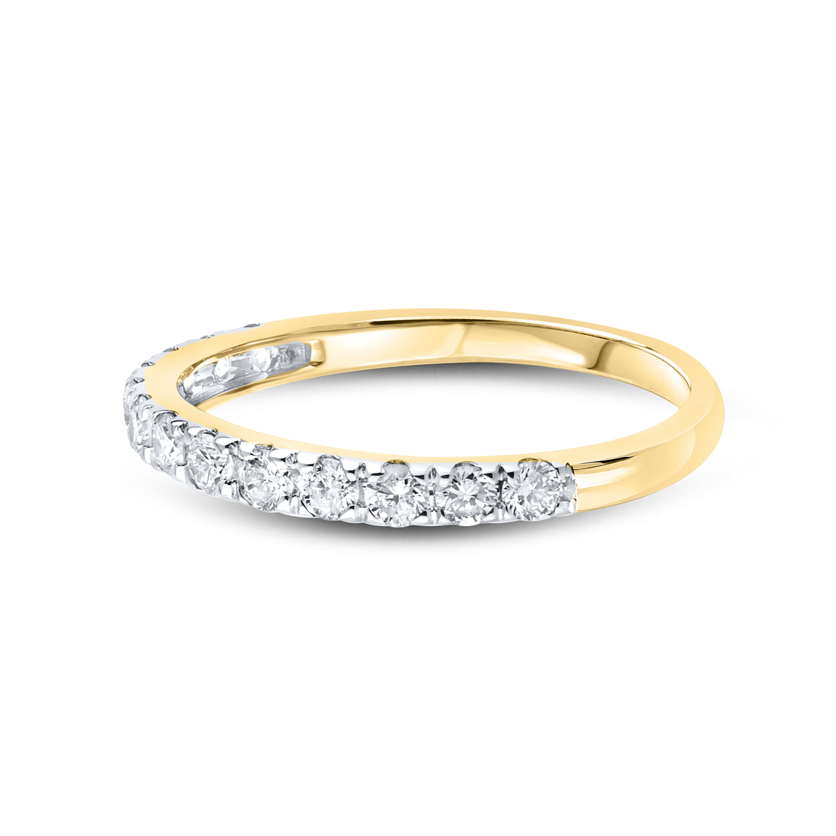 10kt Yellow Gold 0.49 CTW Diamond Wedding Band