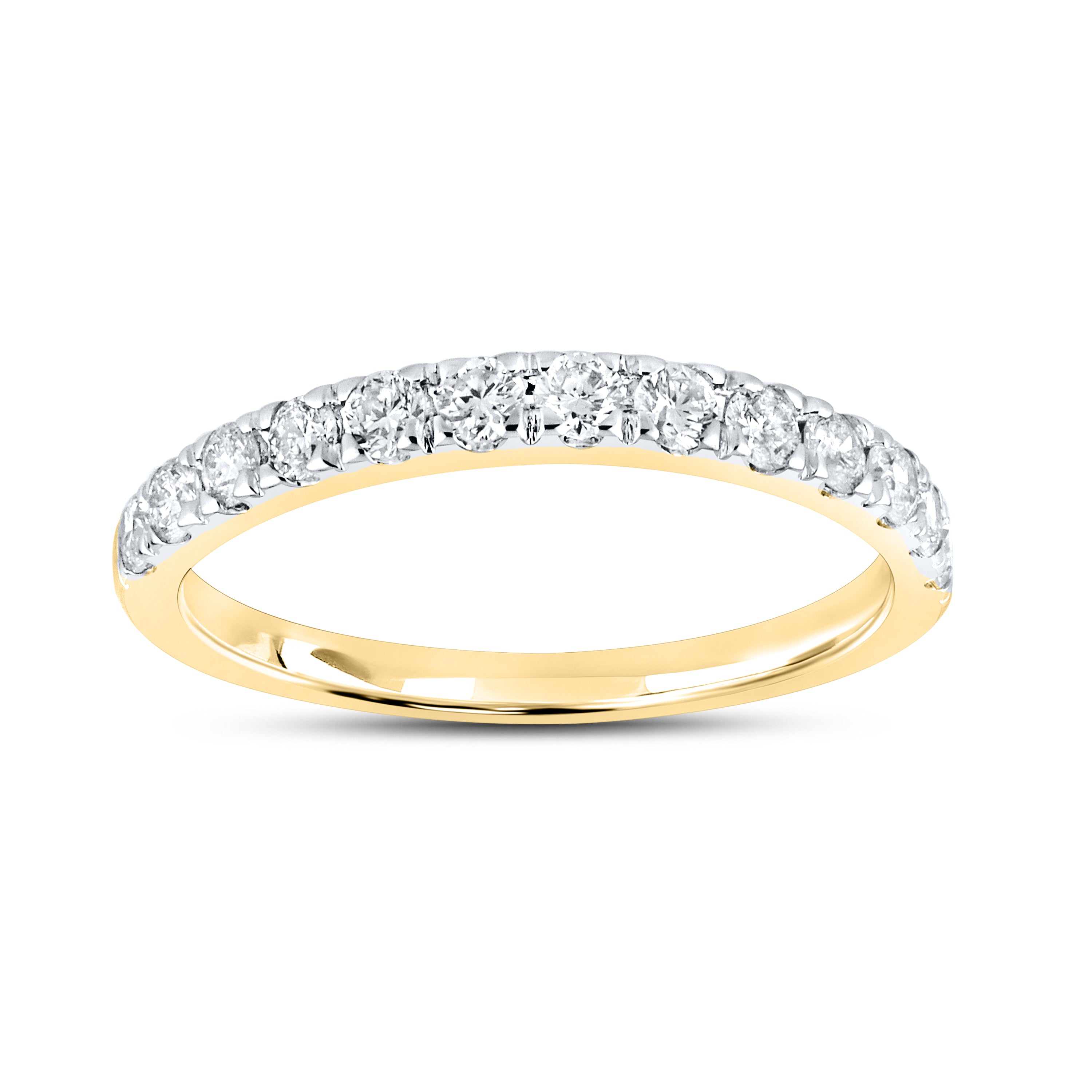 10kt Yellow Gold 0.49 CTW Diamond Wedding Band