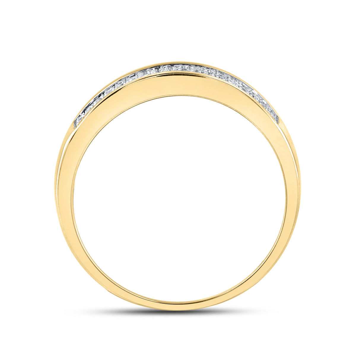 14kt Yellow Gold 0.15 CTW Diamond Wedding Band