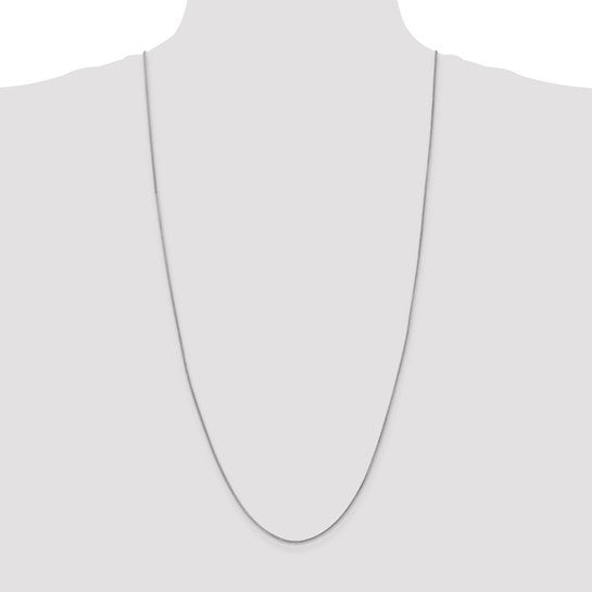 14KT White Gold 30 inch .9mm Franco with Lobster Clasp Chain