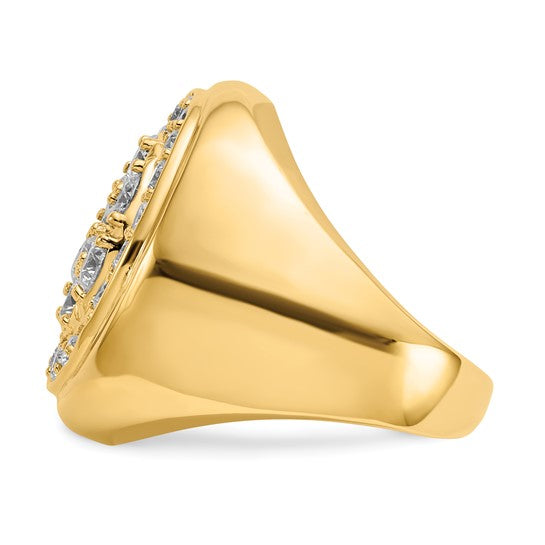 14kt Yellow Gold VS Diamond men's ring